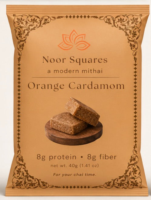 Orange Cardamom Squares — 6-Pack